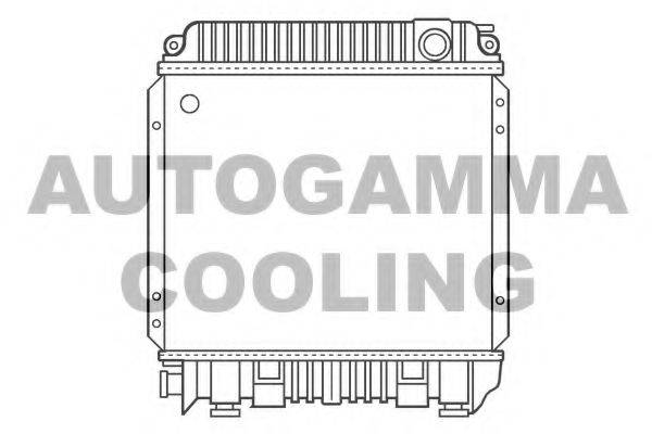 AUTOGAMMA 100085 Радіатор, охолодження двигуна