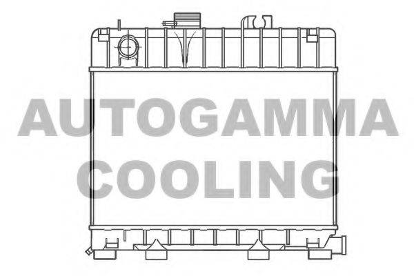 AUTOGAMMA 100112 Радіатор, охолодження двигуна
