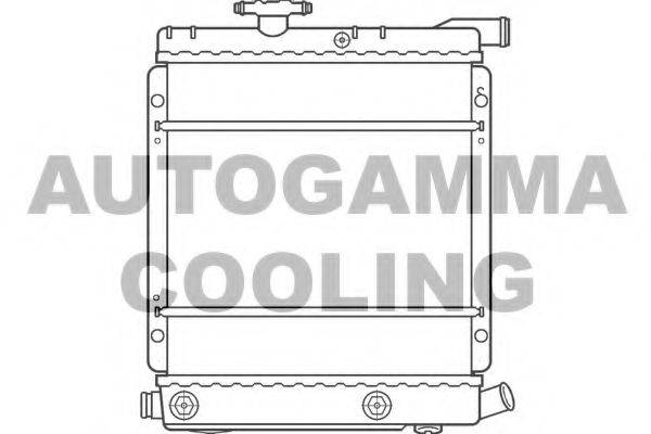 AUTOGAMMA 100140 Радіатор, охолодження двигуна