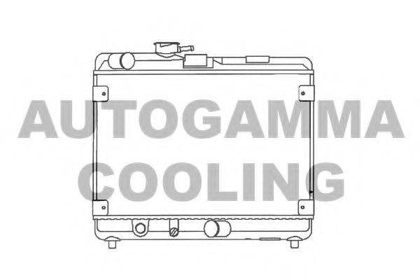AUTOGAMMA 100303 Радіатор, охолодження двигуна