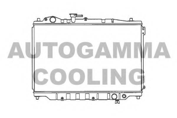 AUTOGAMMA 100499 Радіатор, охолодження двигуна