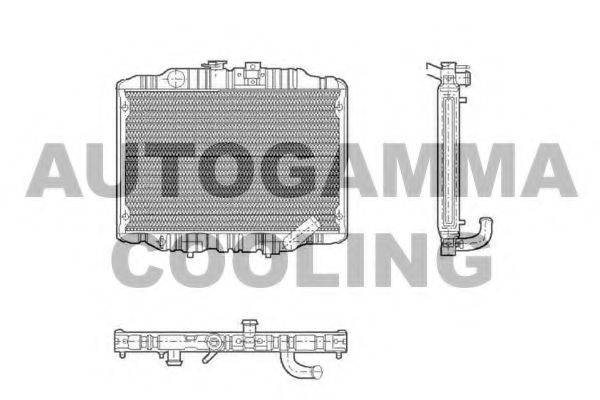 AUTOGAMMA 100590 Радіатор, охолодження двигуна