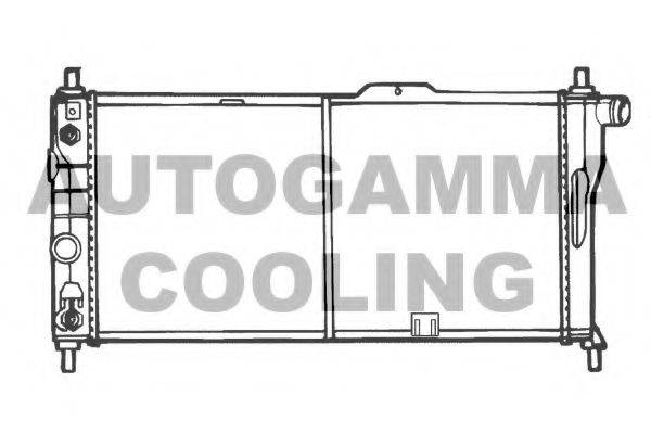 AUTOGAMMA 100693 Радіатор, охолодження двигуна