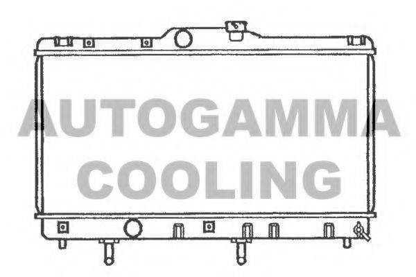 AUTOGAMMA 101272 Радіатор, охолодження двигуна