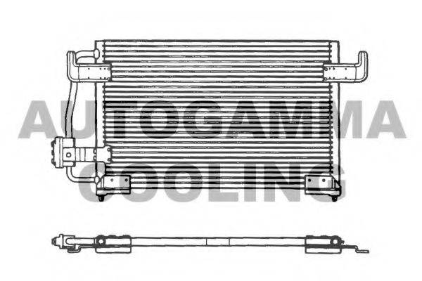 AUTOGAMMA 101580 Конденсатор, кондиціонер