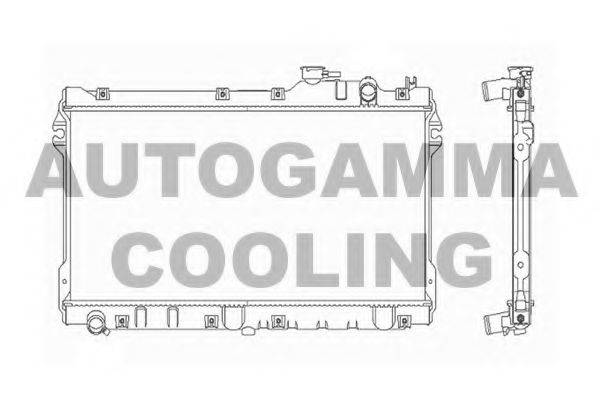 AUTOGAMMA 101998 Радіатор, охолодження двигуна