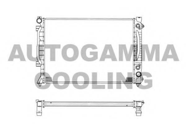 AUTOGAMMA 102029 Радіатор, охолодження двигуна