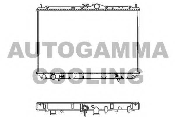 AUTOGAMMA 102171 Радіатор, охолодження двигуна