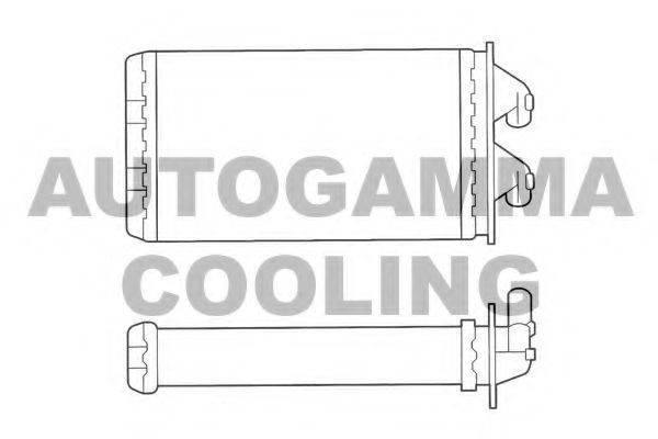 AUTOGAMMA 102430 Теплообмінник, опалення салону