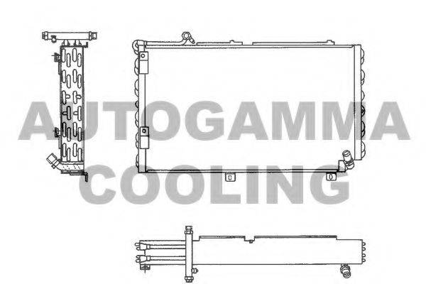 AUTOGAMMA 102599 Конденсатор, кондиціонер