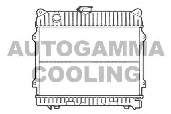 AUTOGAMMA 103033 Радіатор, охолодження двигуна