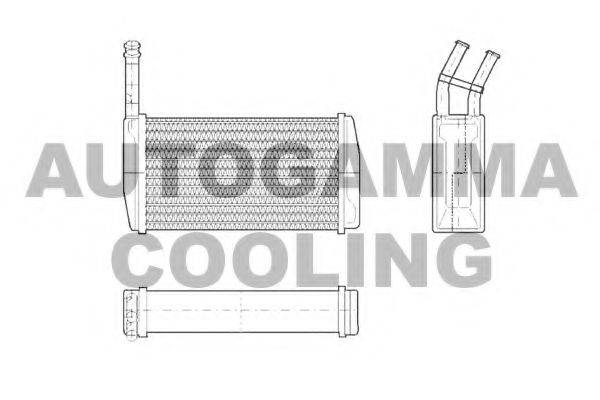 AUTOGAMMA 103149 Теплообмінник, опалення салону
