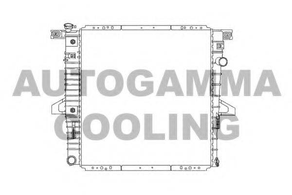 AUTOGAMMA 103159 Радіатор, охолодження двигуна