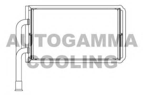 AUTOGAMMA 103431 Теплообмінник, опалення салону