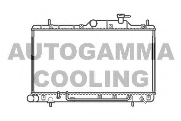 AUTOGAMMA 103558 Радіатор, охолодження двигуна