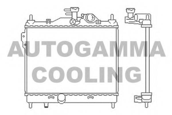 AUTOGAMMA 103668 Радіатор, охолодження двигуна