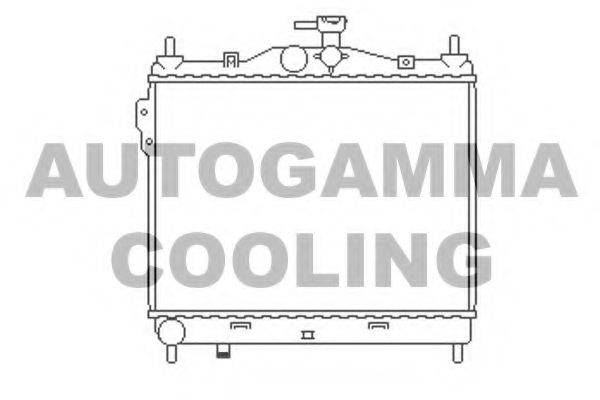 AUTOGAMMA 103669 Радіатор, охолодження двигуна
