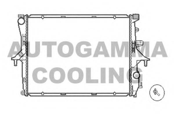 AUTOGAMMA 103943 Радіатор, охолодження двигуна