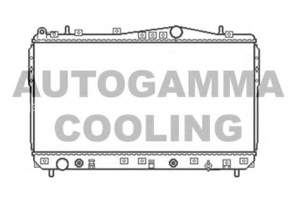 AUTOGAMMA 104056 Радіатор, охолодження двигуна