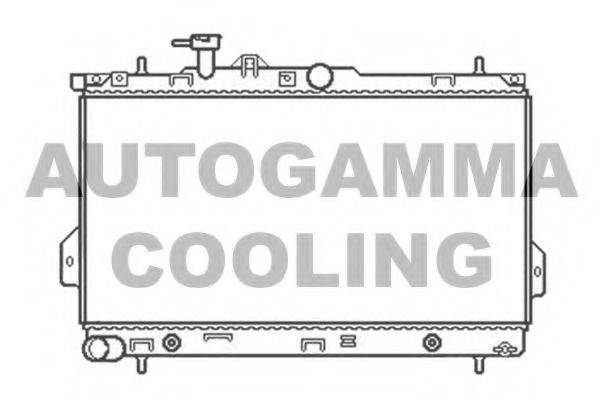 AUTOGAMMA 104067 Радіатор, охолодження двигуна