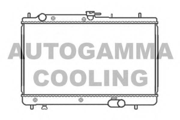 AUTOGAMMA 104107 Радіатор, охолодження двигуна