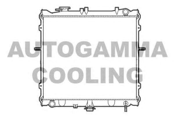 AUTOGAMMA 104119 Радіатор, охолодження двигуна