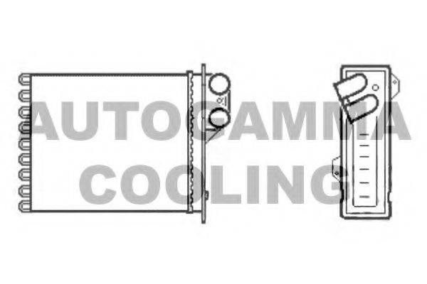 AUTOGAMMA 104874 Теплообмінник, опалення салону