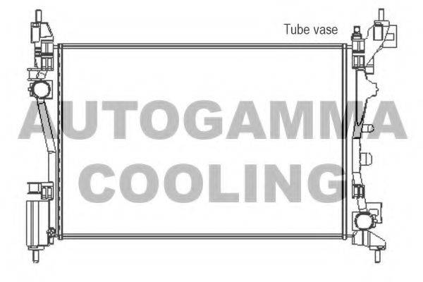 AUTOGAMMA 105439 Радіатор, охолодження двигуна