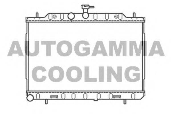 AUTOGAMMA 105441 Радіатор, охолодження двигуна