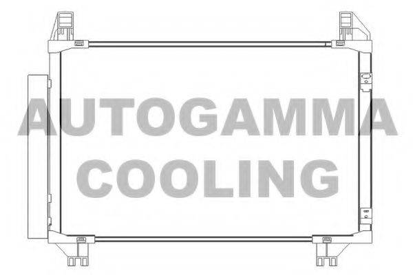 AUTOGAMMA 105588 Конденсатор, кондиціонер