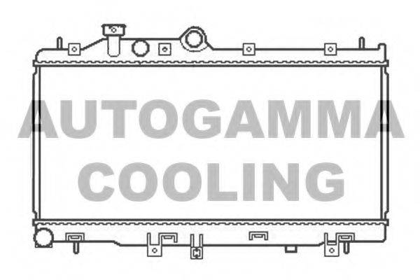 AUTOGAMMA 105813 Радіатор, охолодження двигуна