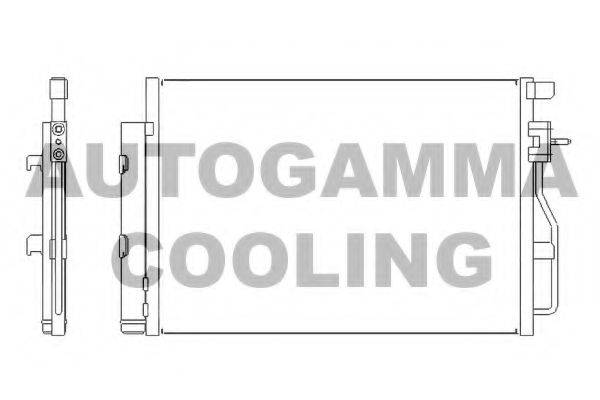 AUTOGAMMA 105976 Конденсатор, кондиціонер