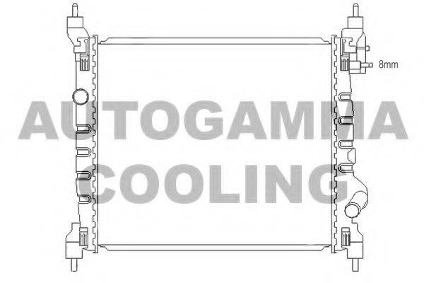 AUTOGAMMA 105986 Радіатор, охолодження двигуна