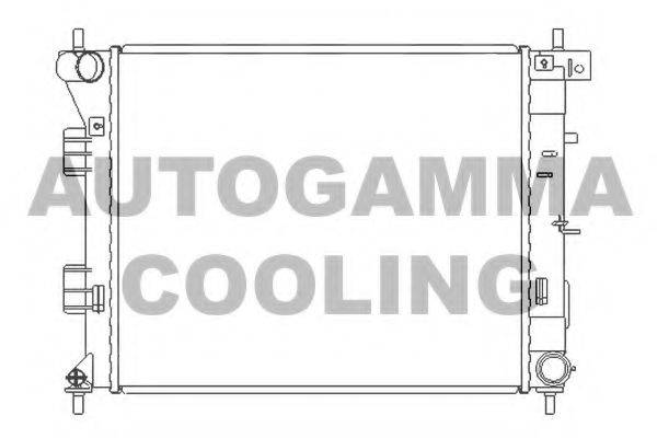 AUTOGAMMA 105988 Радіатор, охолодження двигуна