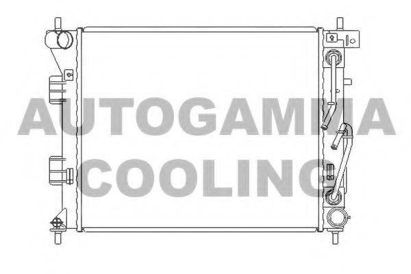AUTOGAMMA 105989 Радіатор, охолодження двигуна