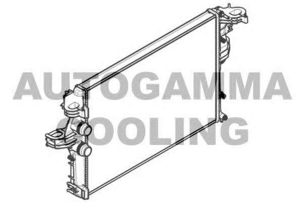 AUTOGAMMA 107142 Радіатор, охолодження двигуна