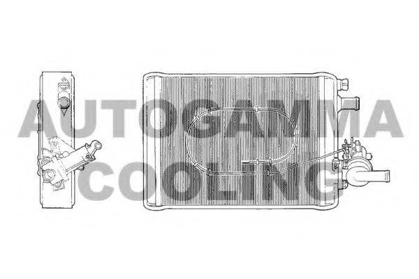 AUTOGAMMA 300990 Теплообмінник, опалення салону