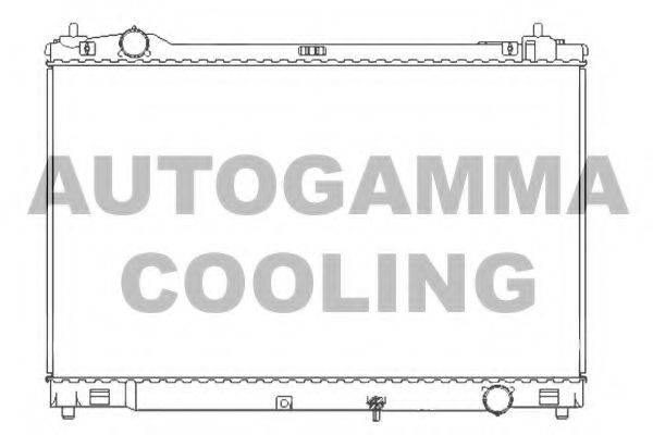 AUTOGAMMA 107228 Радіатор, охолодження двигуна