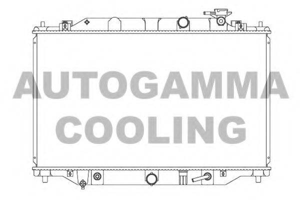 AUTOGAMMA 107349 Радіатор, охолодження двигуна