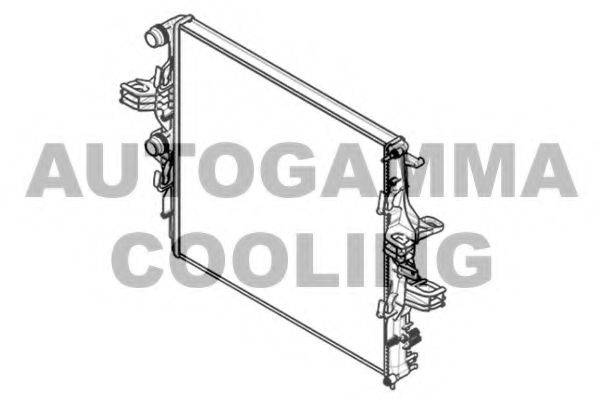 AUTOGAMMA 107456 Радіатор, охолодження двигуна