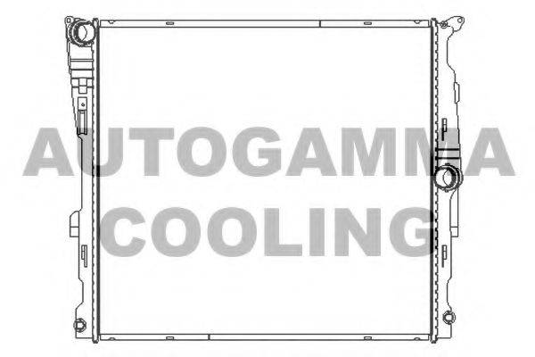 AUTOGAMMA 107414 Радіатор, охолодження двигуна