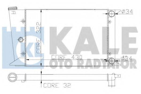 KALE OTO RADYATOR 138900 Радіатор, охолодження двигуна