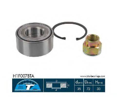 BTA H1F007BTA Комплект підшипника маточини колеса