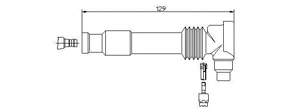 BREMI 13281 Вилка, свічка запалювання