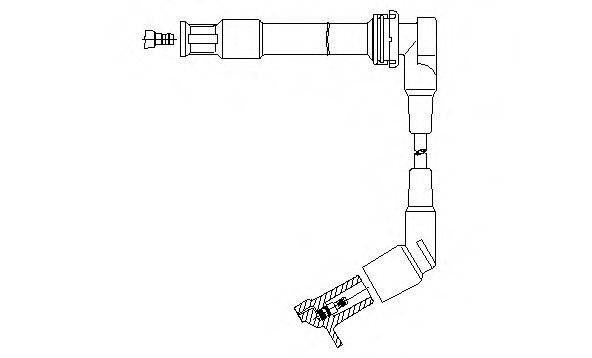 BREMI 1A1140 Провід запалювання