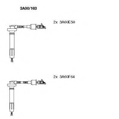 BREMI 3A00163 Комплект дротів запалювання