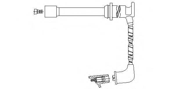 BREMI 658F104 Провід запалювання