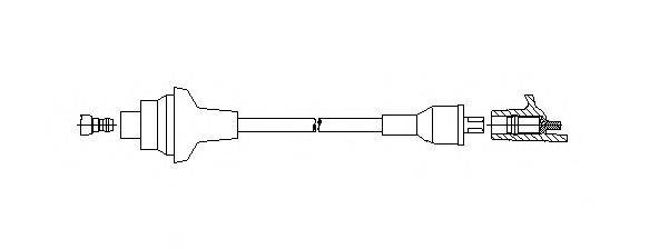 BREMI 6A3557 Провід запалювання