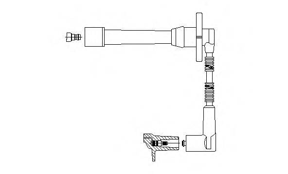 BREMI 6A41F55 Провід запалювання