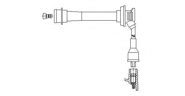 BREMI 6A4825 Провід запалювання